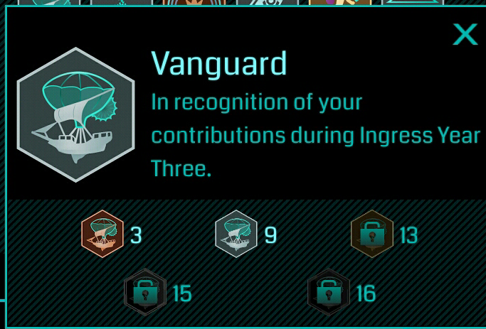 ingress：新しいメダル
