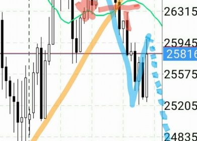 マーケット分析.:ダウ 予想通りの下落